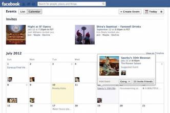 Facebooks revamps the look of &#039;Events&#039; tab