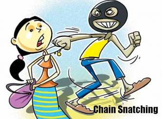 Son tackles chain-snatcher, gets him arrested