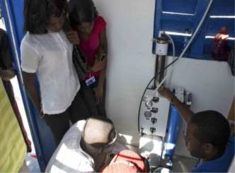 NGO installs water purification plant in Haiti