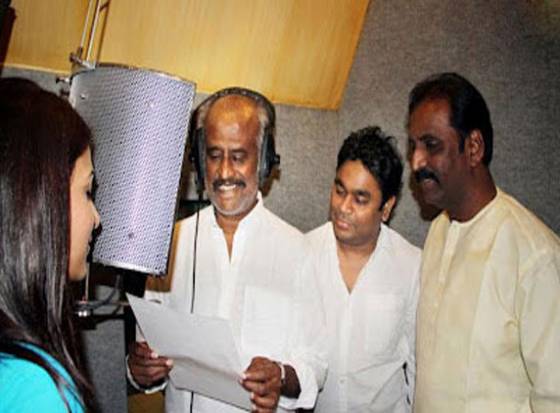 Super Star Rajinikanth sings for Kochadaiyaan!