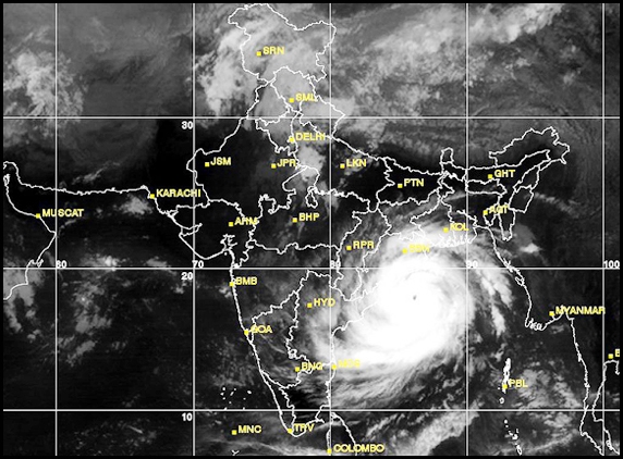 Cyclone to hit Andhra ?