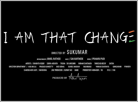 Allu Arjun&#039;s I Am That Change 