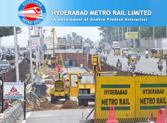 Construction work for Hyd Metro Rail starts