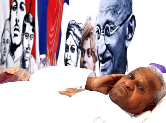 Anna Hazare falls sick