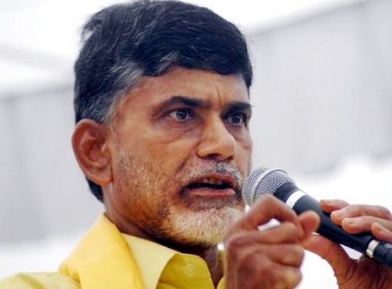 Naidu&#039;s convoy was pelted stones
