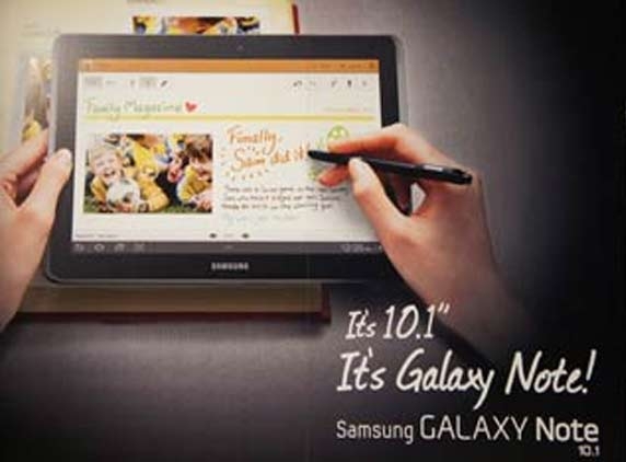 Samsung Galaxy Note 10.1 price unveiled in India