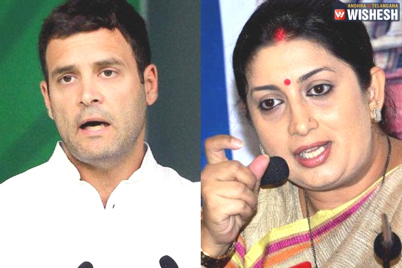 Smriti Irani Slams Rahul Gandhi, Calls Him A Failed Dynast