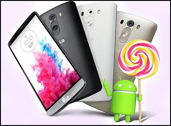 LG gets Android Lollipop