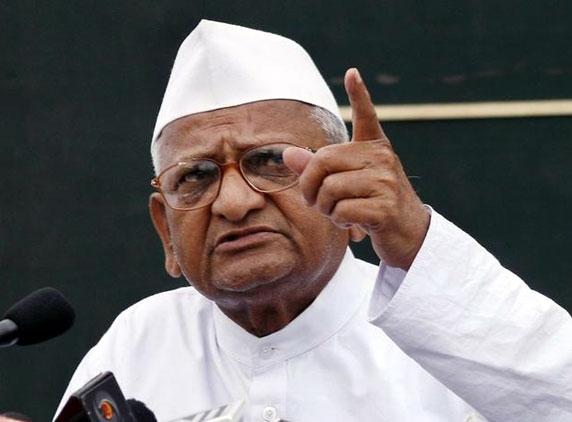 Anti corruption crusader Anna Hazare
