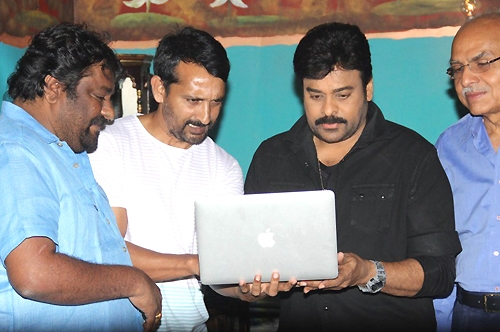 chiranjeevi launches dwaraka movie motion poster