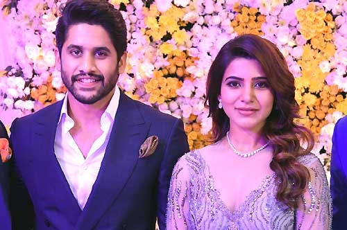 naga chaitanya samantha wedding reception