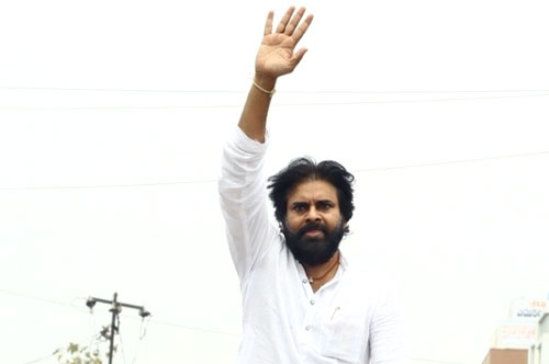 pawan kalyan files nomination for gajuwaka assembly