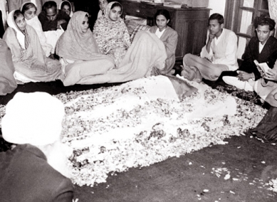 Mahatma Gandhi's last journey