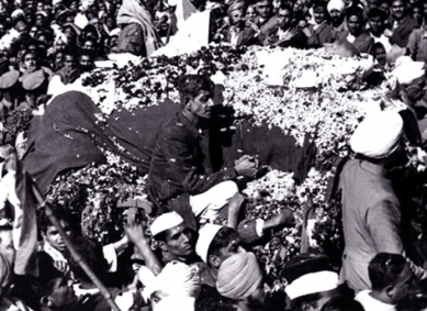 Mahatma Gandhi's last journey