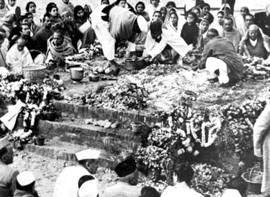 Mahatma Gandhi's last journey