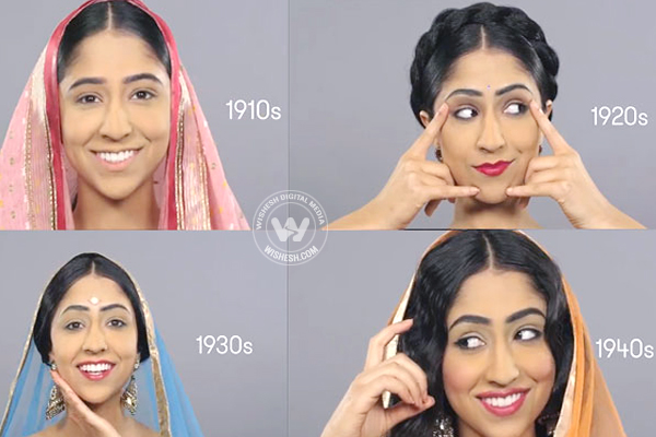 Evolution in Indian women since 100 years