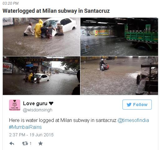 Mumbai Heavy Rains Photos