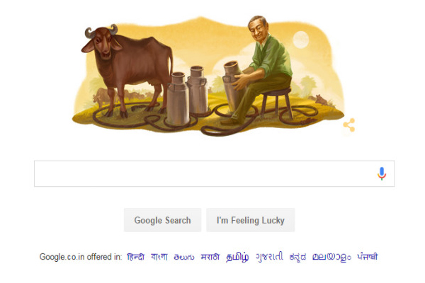 Verghese Kurien google doodle