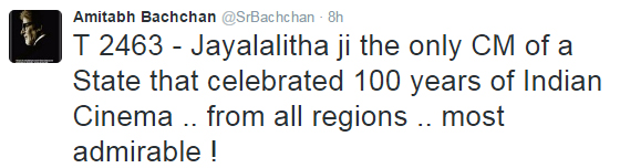 Amitabh Bachchan Tweets
