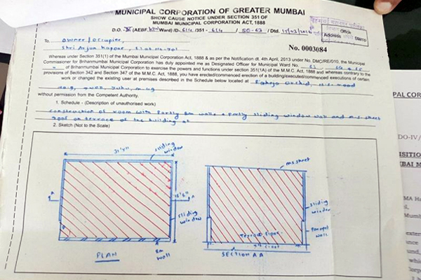 Arjun Kapoor House Illegal Construction Notice