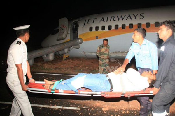 Jet Airways Flight Accident Photos