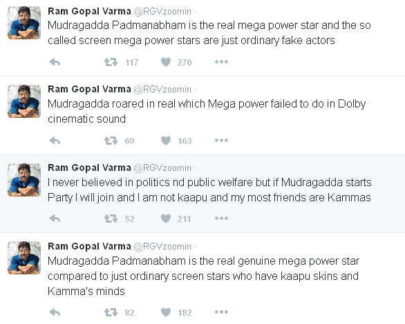 RGV controversial tweets