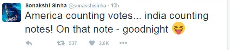 Sonakshi Sinha Tweets