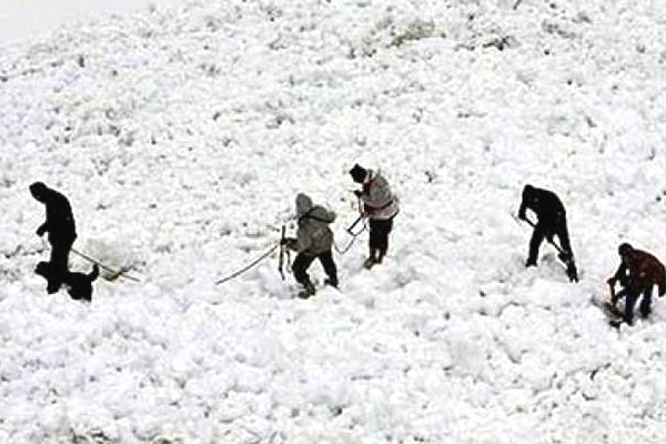 Avalanche Hit Army Post