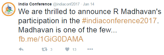 India Conference Tweets