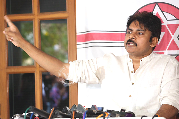 Pawan Kalyan AP Special Status Press Meet Photos