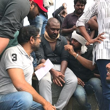Raghava Lawrence at Jallikattu Protest