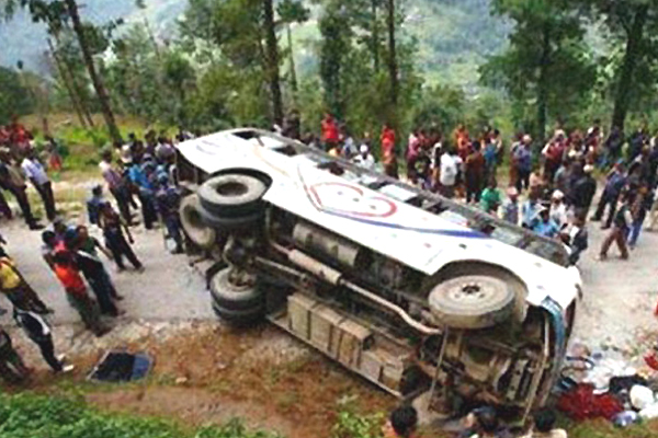 West Bengal Bus Accident Photos