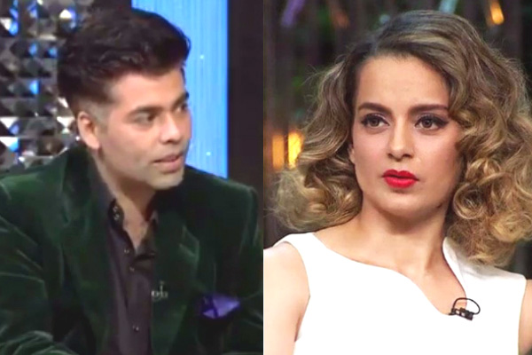 Kangana Ranaut Karan Johar