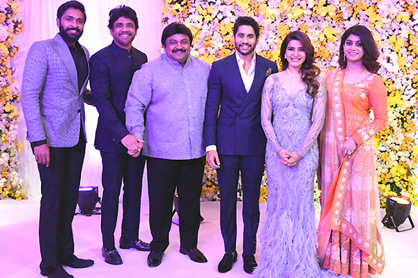 Naga Chaitanya Samantha Wedding Reception Photos