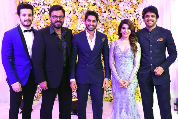 Naga Chaitanya Samantha Wedding Reception Photos