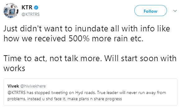 KTR Tweet
