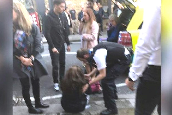 London Underground Train Blast Photos