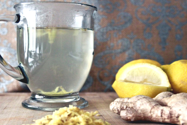 Warm Water With Lemon And Ginger