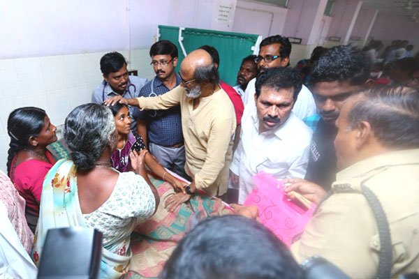 Rajinikanth Met Thoothukudi Victims