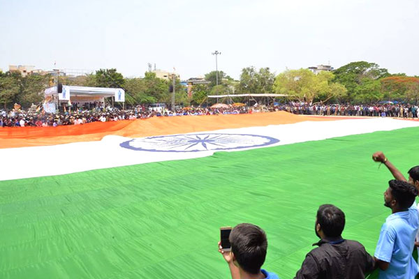 World Largest Indian National Flag