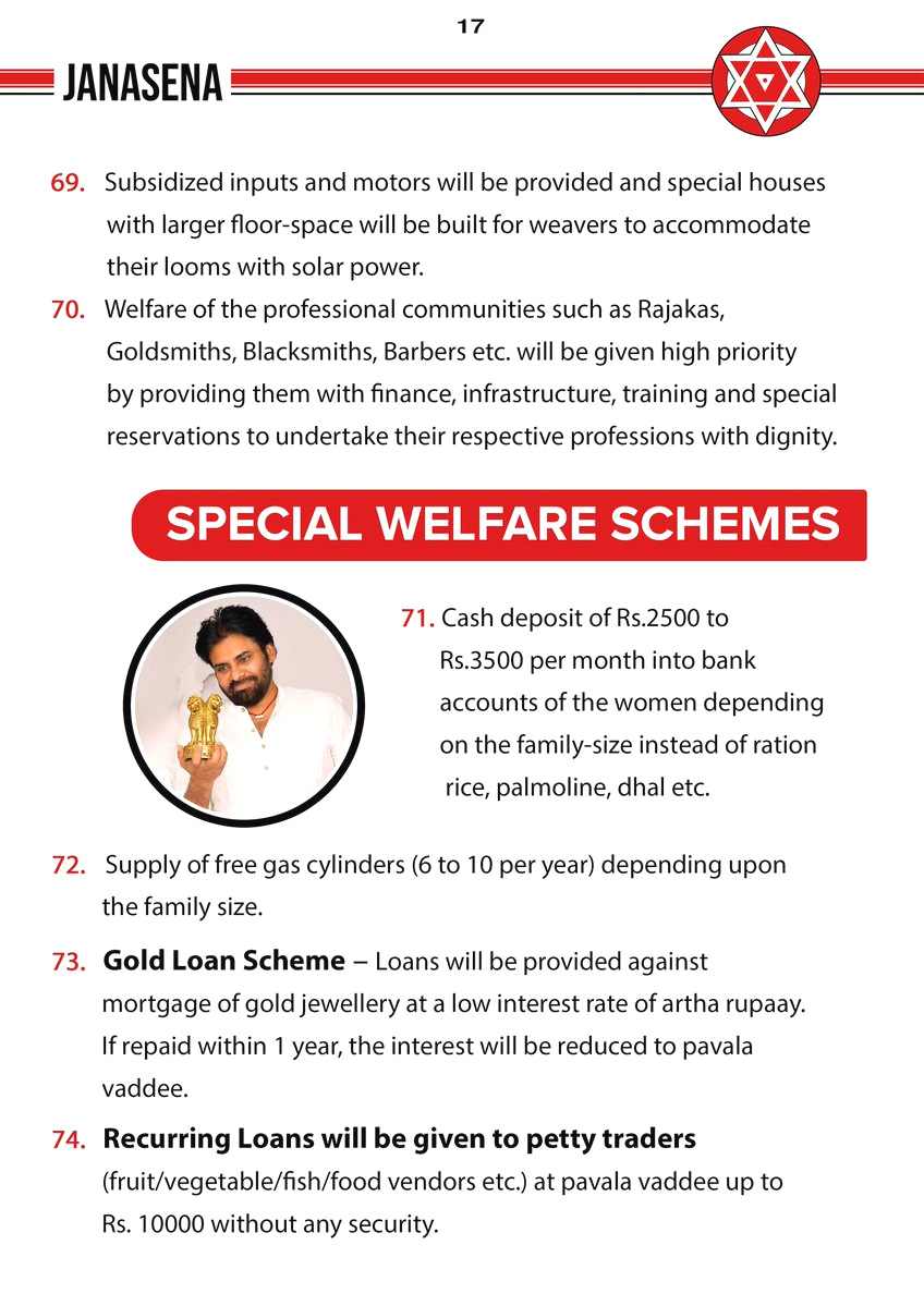 Janasena Full Manifesto