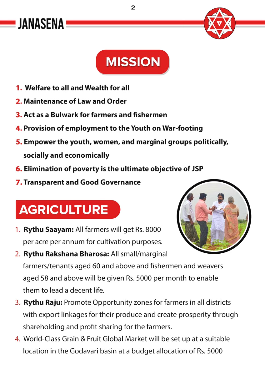 Janasena Full Manifesto