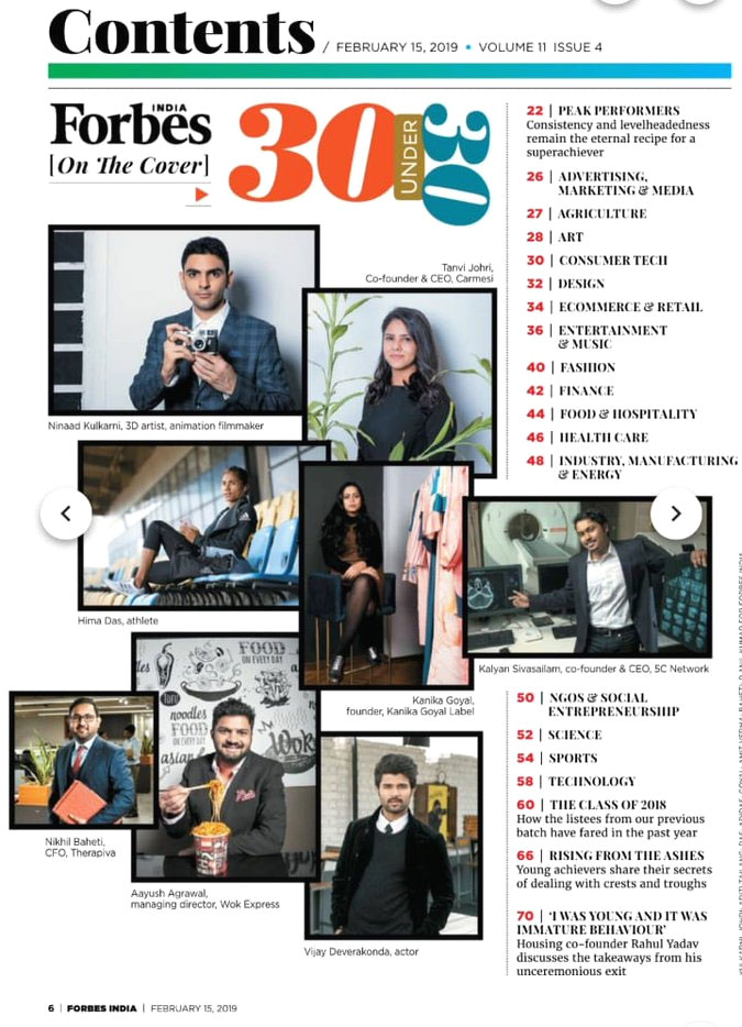 Forbes India 30 List