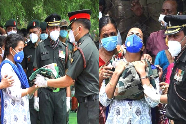 Colonel Santosh Babu Funeral