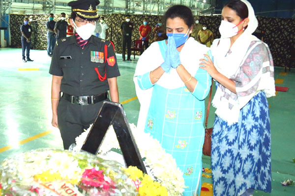 Colonel Santosh last rites