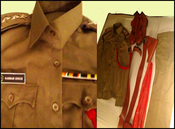 Gabbar Singh uniform for auction