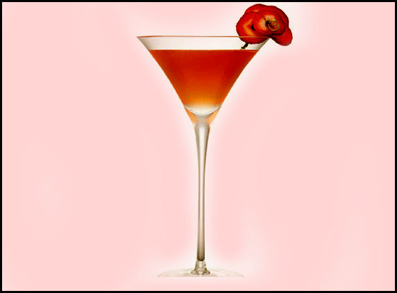 strawberry and coriander martini