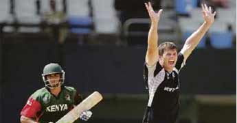 Hamish Benett, kenya, jimmy kamande, mccullum, chennai, lowest total, guptill, new zeland