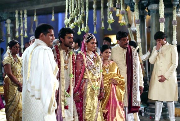Mega couple Mega wedding Ram Charan Fans reception