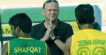 Asian Games hockey gold medal,Pakistan Hockey Federation (PHF)2011,Dutch national team hockey coach Michel van den Heuvel,Geo Super channel BREAKING NEWS 2011,2012 Olympic Games in London,